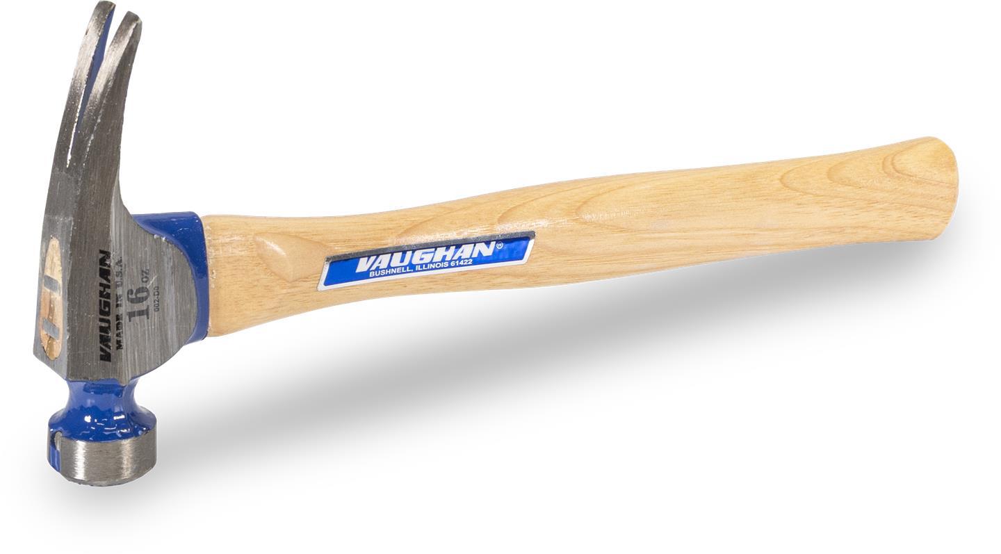 VAUGHAN CALIFORNIA FRAMER HAMMER w/ HICKORY HANDLE (16 oz.) - Kilrich Building Centres