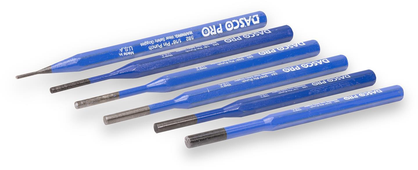 DASCO PRO PIN PUNCH KIT (6 PIECES) - Kilrich Building Centres