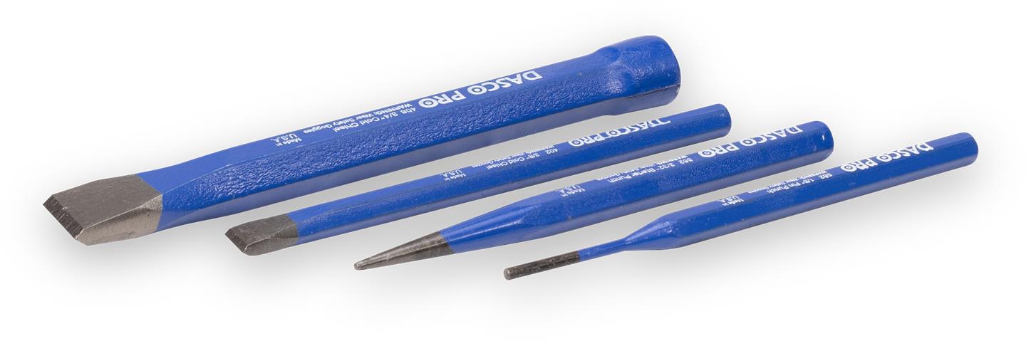 DASCO PRO COLD CHISEL KIT (4 PIECES) - Kilrich Building Centres