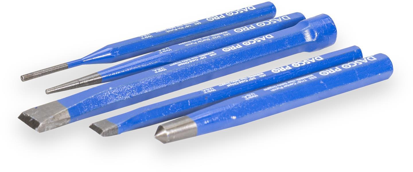 DASCO PRO PUNCH AND CHISEL KIT (5 PIECES) - Kilrich Building Centres