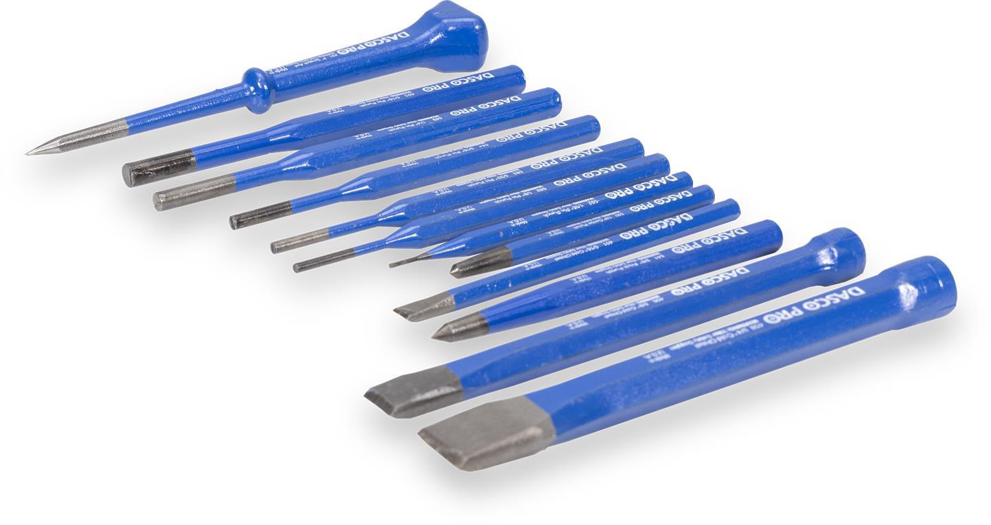 DASCO PRO PUNCH & CHISEL KIT (12 PIECES) - Kilrich Building Centres
