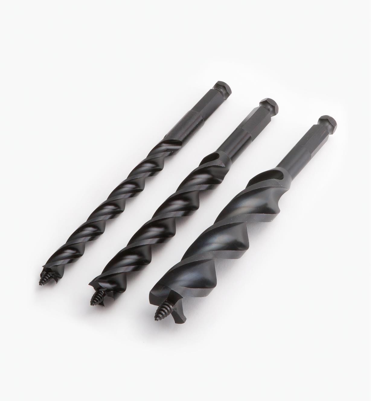 WOOD OWL 3 PIECE SPADE BIT KIT (1/2", 3/4", 1" @ 6" LONG) - Kilrich Building Centres