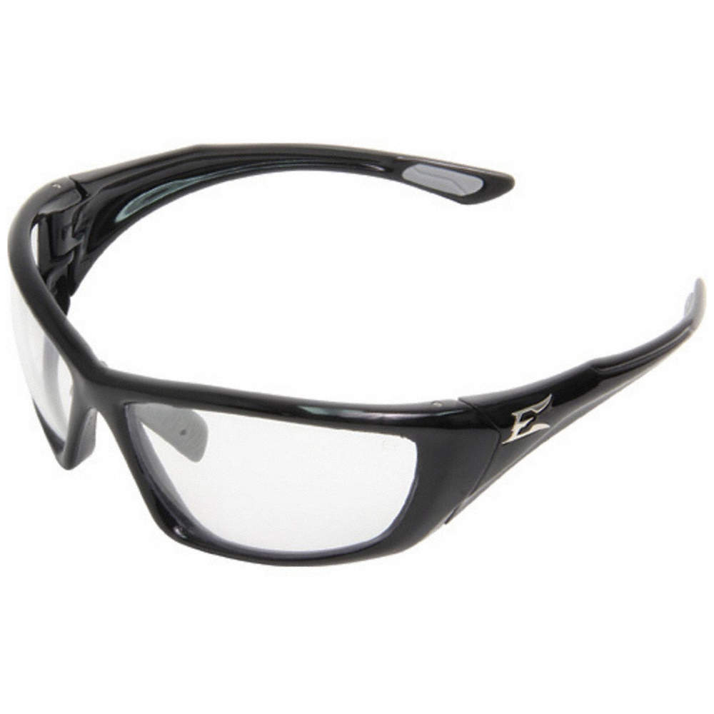 EDGE ROBSON BLACK / CLEAR VAPOUR SHIELD SAFETY GLASSES - Kilrich Building Centres