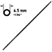 OREGON 4.5mm ROUND CHAINSAW FILE (8" LONG) - Kilrich Building Centres