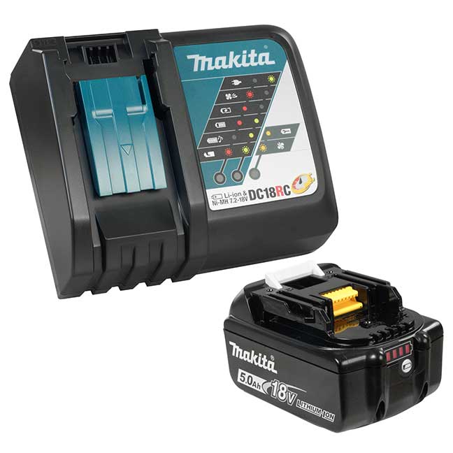 Preview 1 - MAKITA 18V LXT RAPID CHARGER KIT w/ 5.0ah Li-Ion BATTERY -